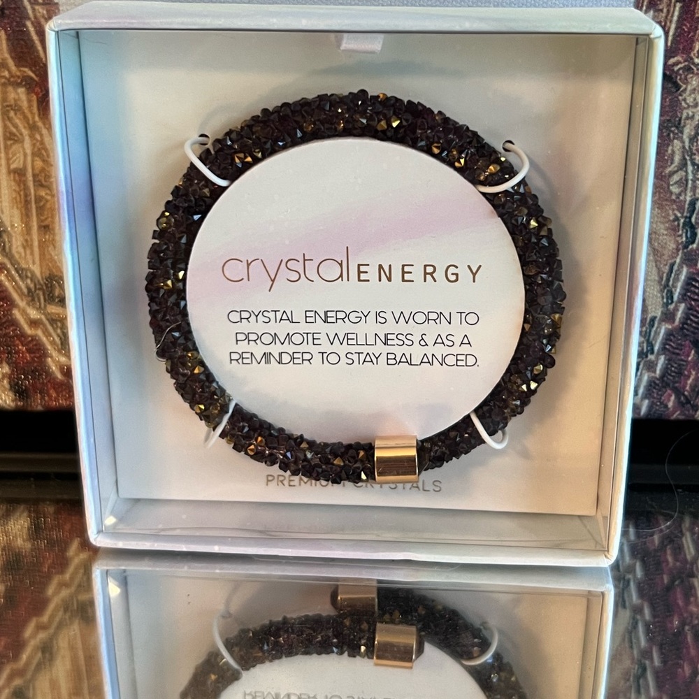 🆕 CLOSET CLEAR-OUT NWB Crystal Energy Open Cuff Bracelet
